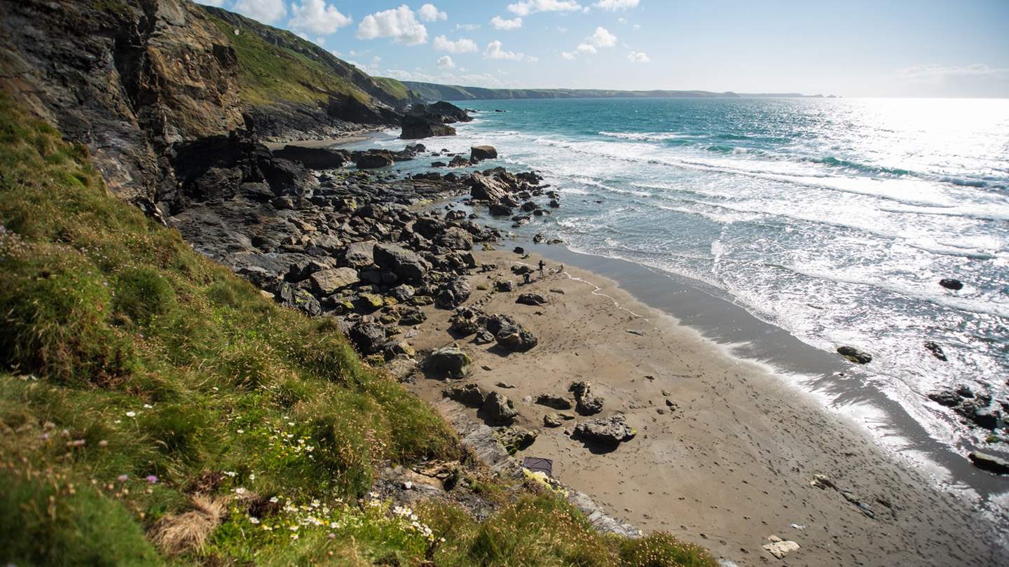 Its just a short walk down to the nearest beach from The Chapel