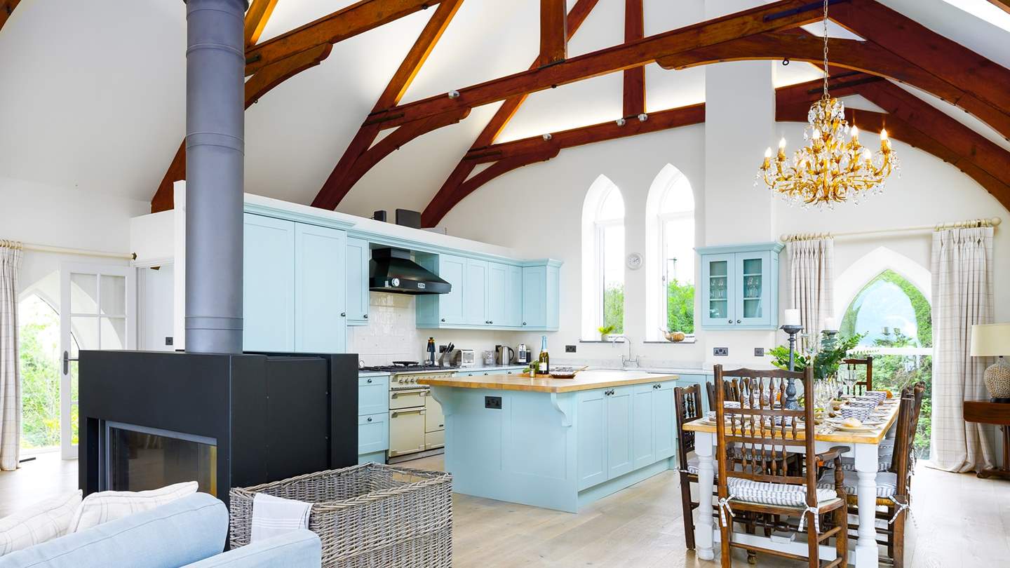 The open plan living space is just perfect for celebrations and get togethers