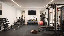 You'll have access to the fantastic indoor gym during your stay at Trevear Lodge