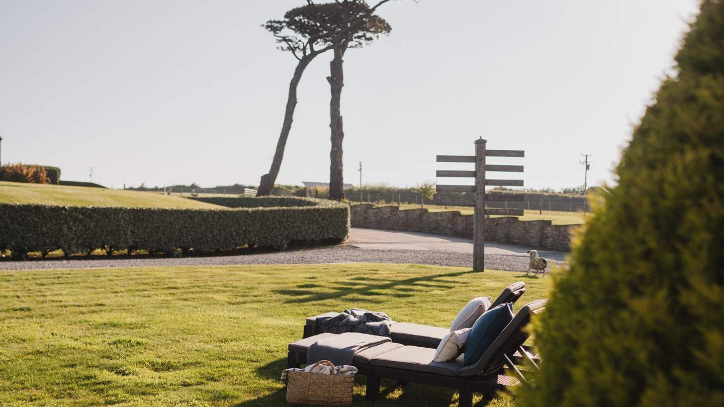 Retreat to the sun loungers on sun-soaked days

