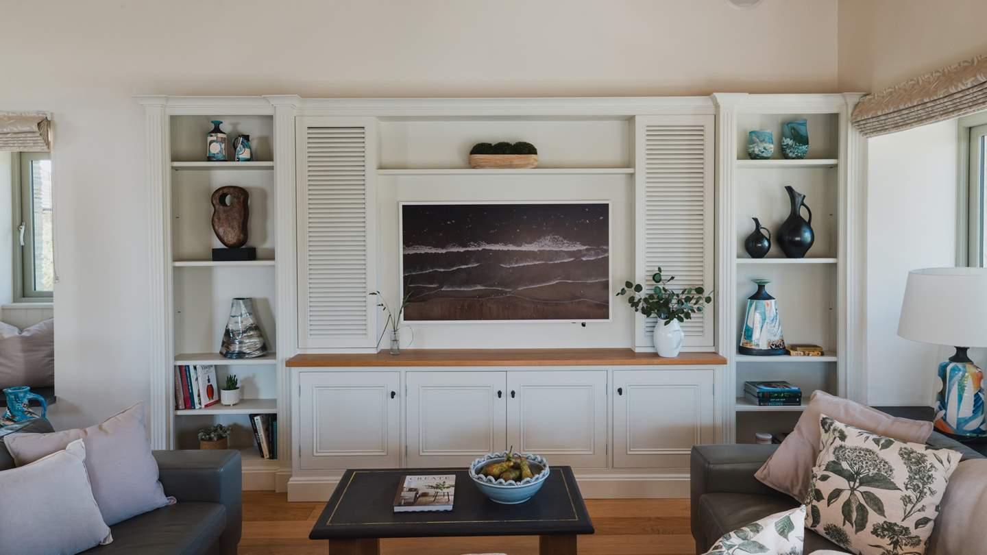 All cabinets are bespoke and handmade; the quality shines through at Trevear Mill House