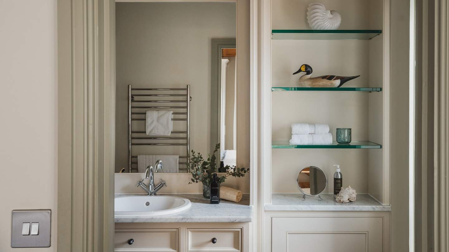 This bedroom benefits from an en suite shower room


