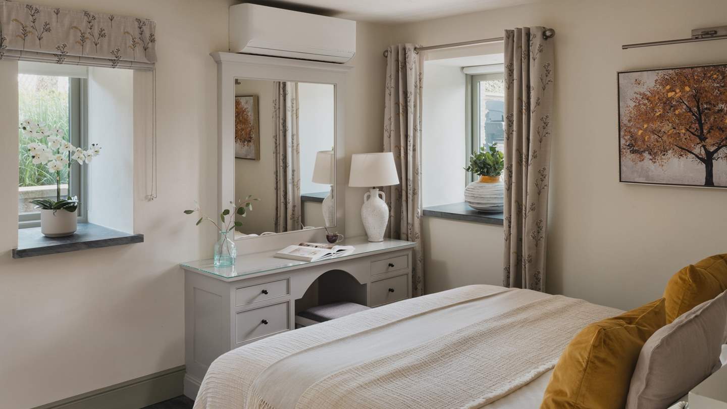 Each bedroom has it's own air conditioning unit for maximum relaxation on those summery evenings