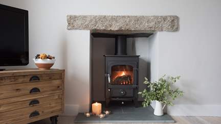 Come on baby, light my fire - the perfect way to cosy up during colder months.